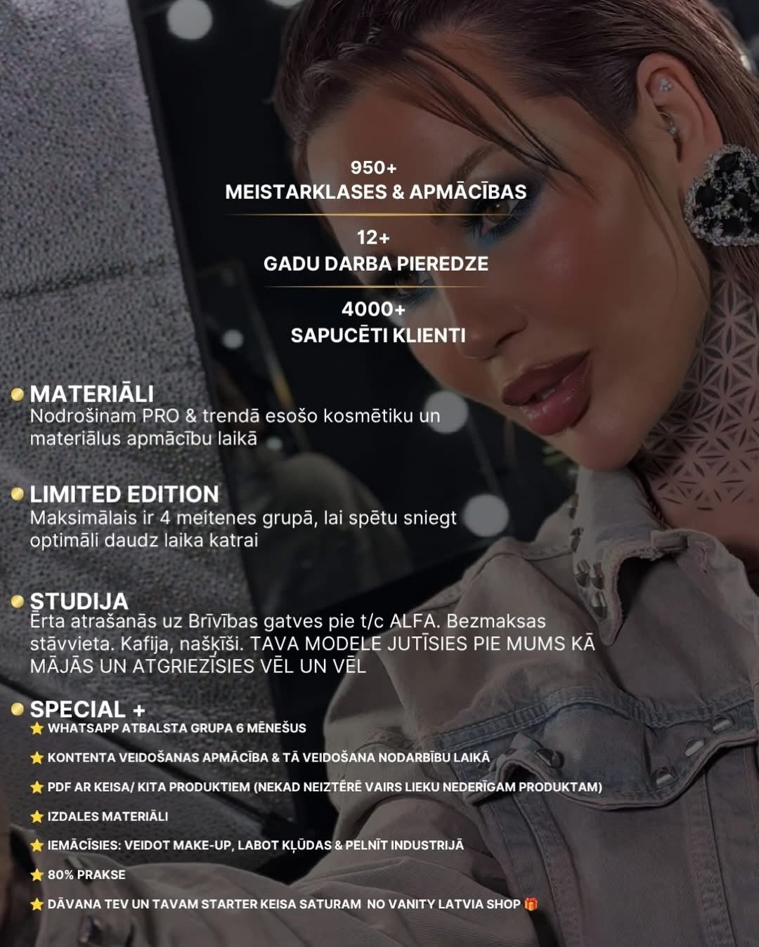 🚨 MAKE-UP ARTIST BĀZES INTENSĪVAIS KURSS 🚨