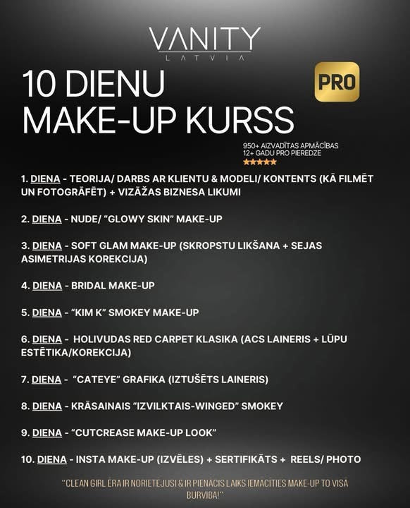 VIZĀŽISTA KVALIFIKĀCIJAS CELŠANAS KURSS