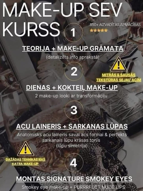 Make-up sev "STEP BY STEP" kurss